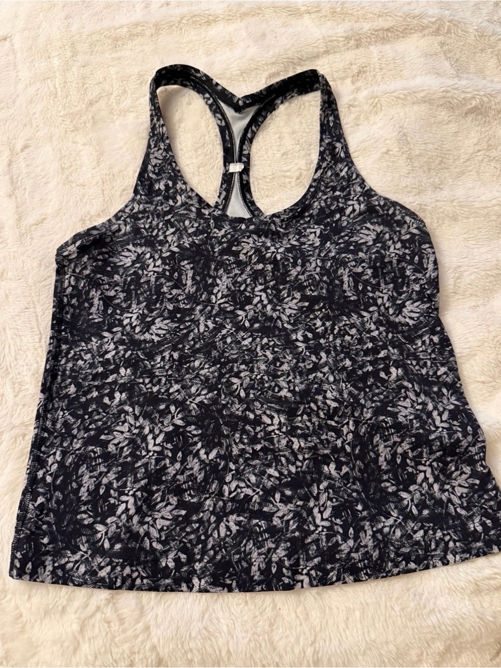 lululemon tank top size 10 blossom overlay color